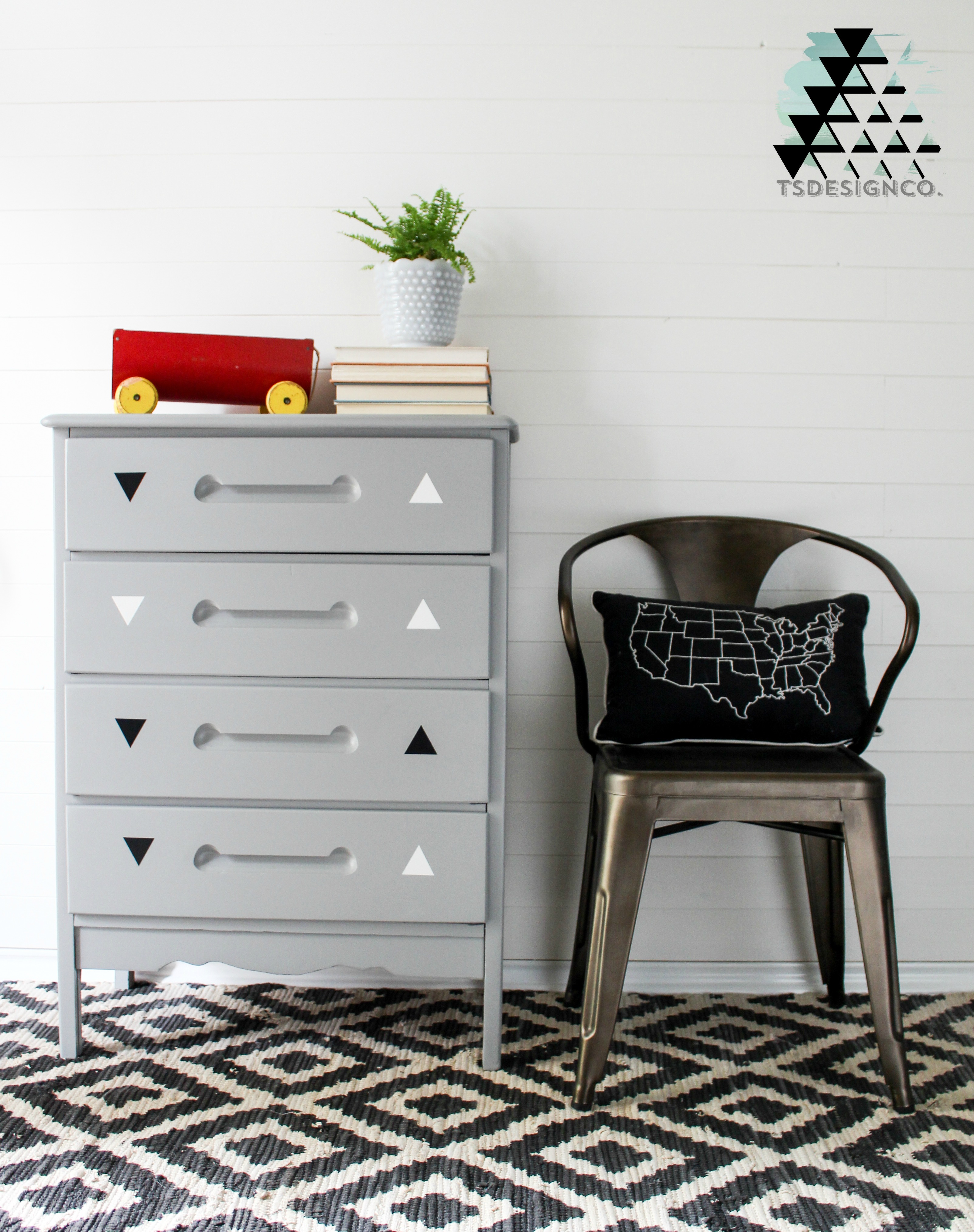 Little Lamb Fusion Mineral Painted Dresser • Robyn's Southern Nest