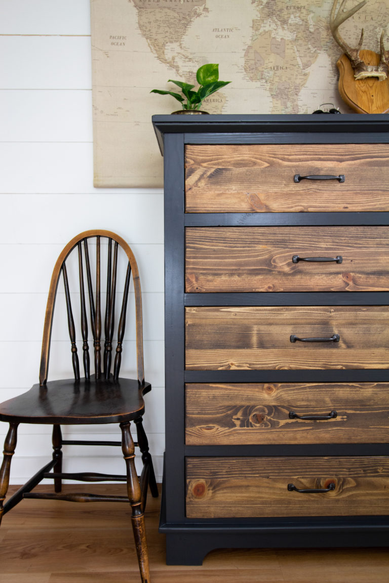 The Best Two Tone Look On A Basic Dresser The Driftwood Home   IMG 6998 768x1152 